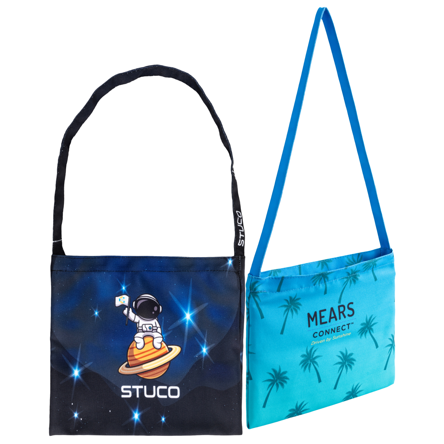 12 Oz. Sublimated Sturdy Poly Canvas Tote Bag (14" x 12")
