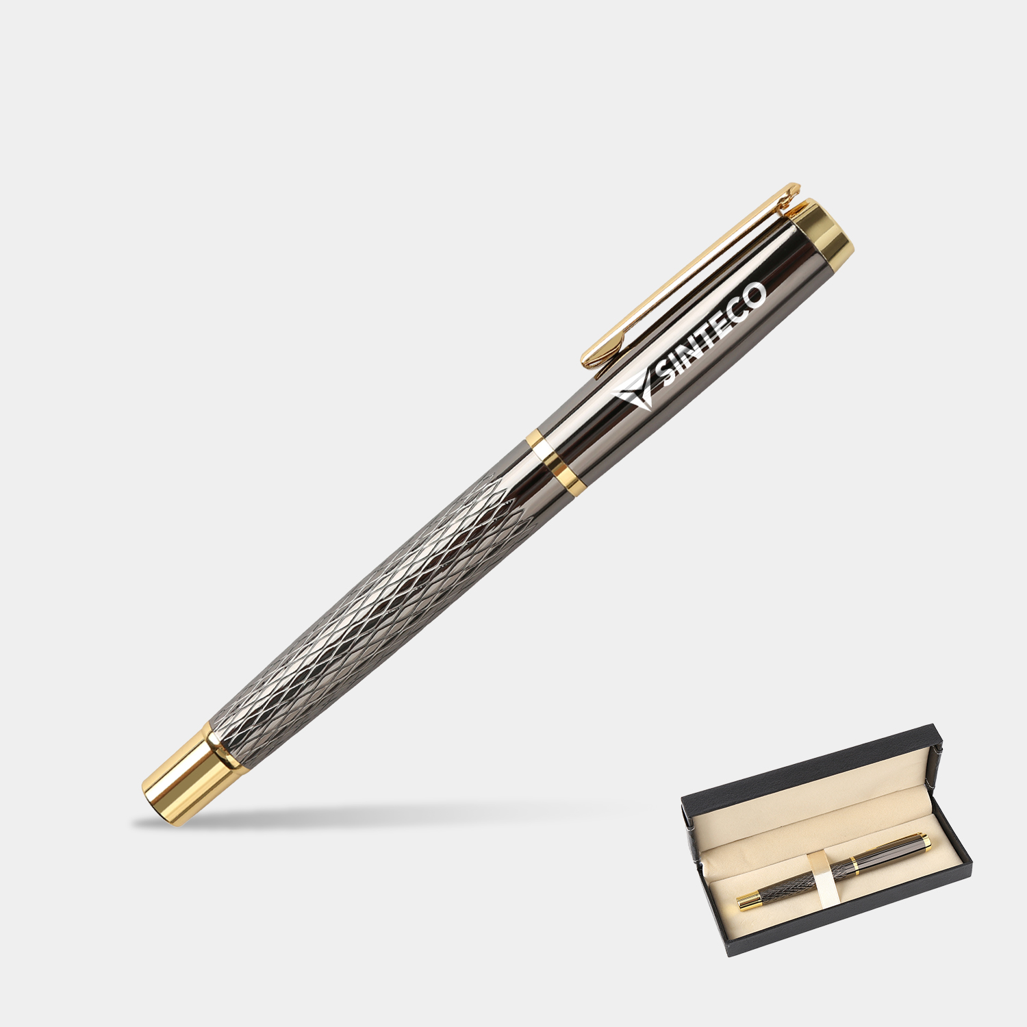 TiTUS® Golden Luxury Rollerball Pen Gift Box