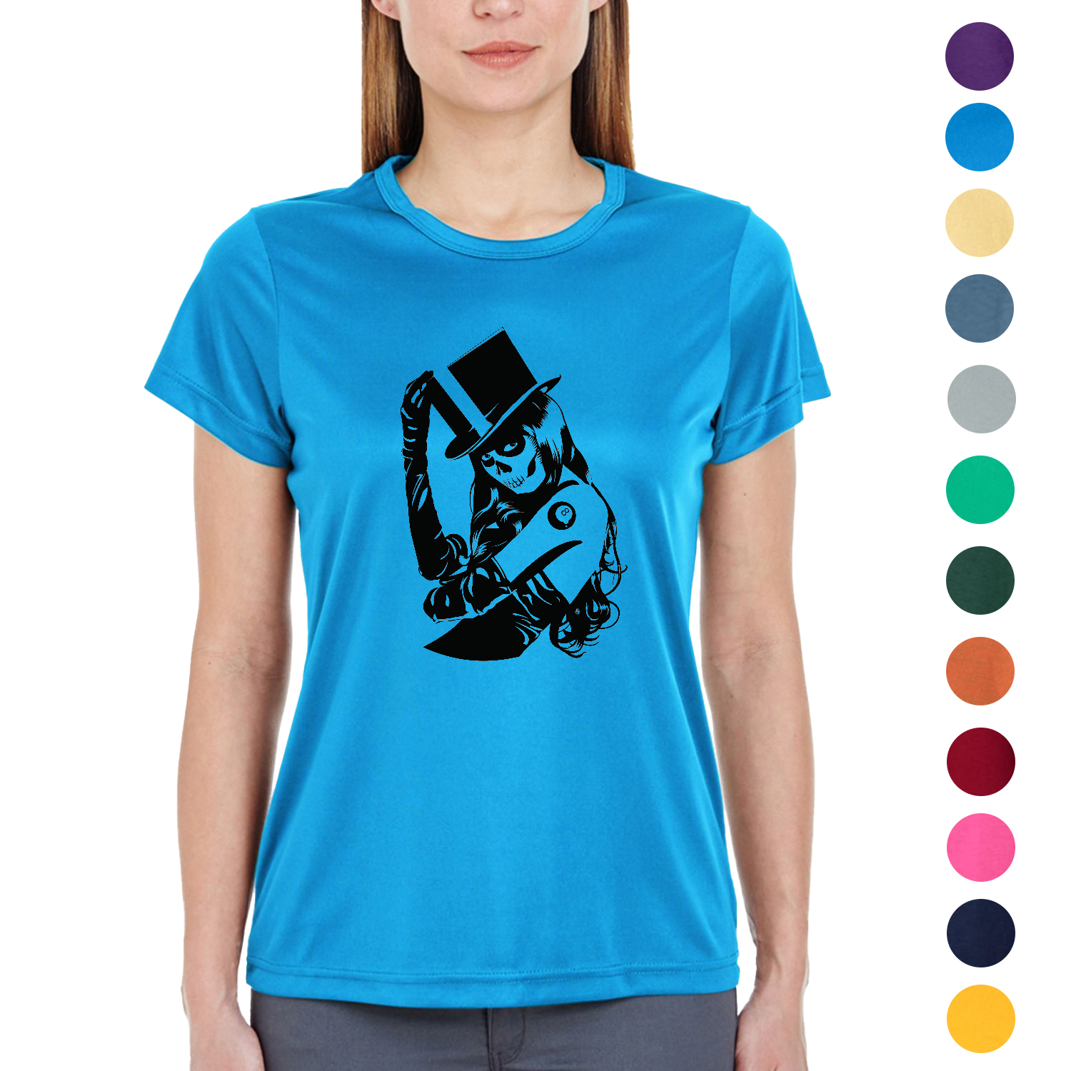UltraClub 4 oz 100% Micro-Polyester Ladies' Performance T-Shirts