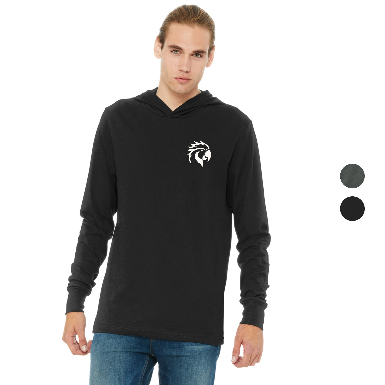 BELLA+CANVAS Unisex Jersey Long Sleeve Hoodies 4.2 oz.
