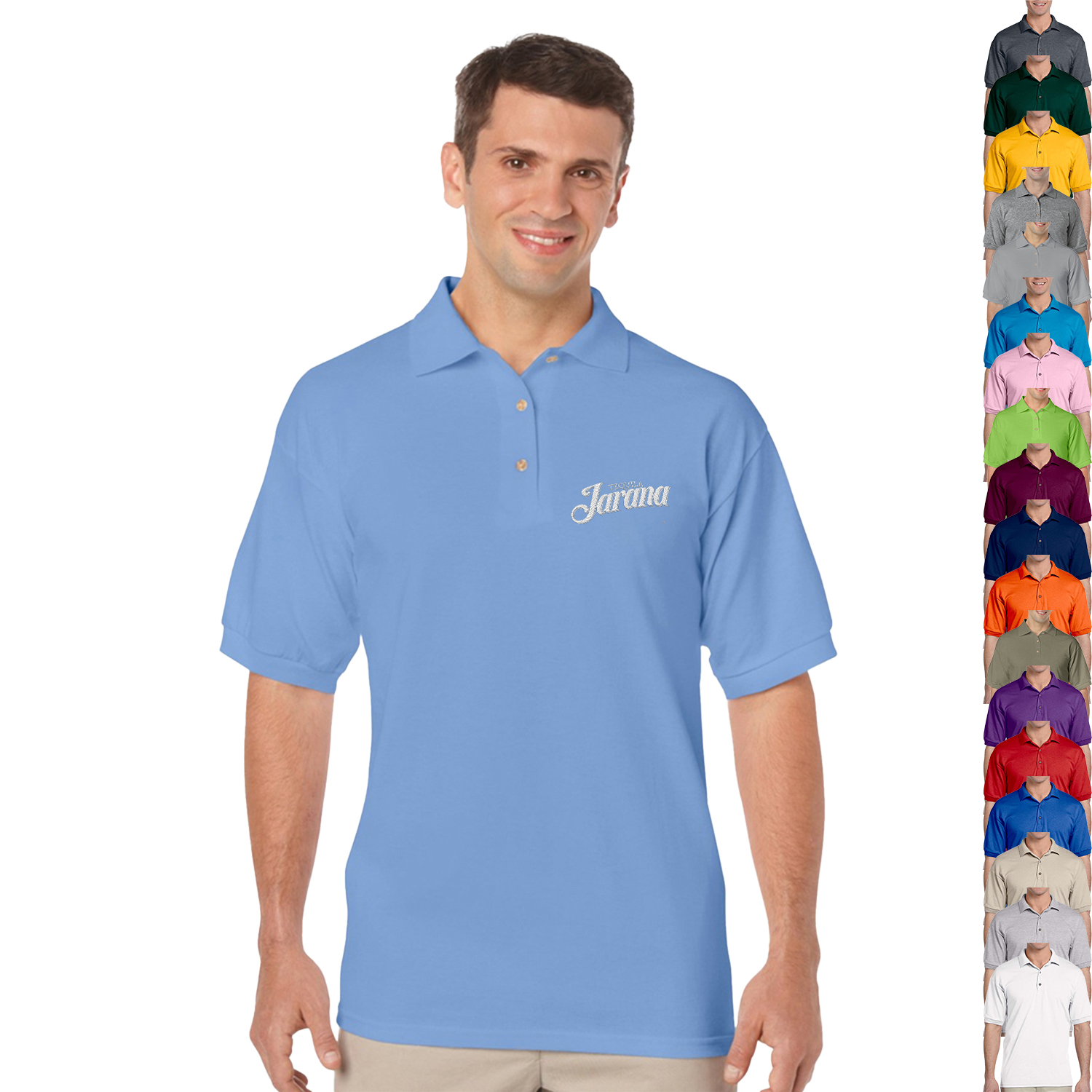 Gildan Dryblend 5.6 oz 50/50 Cotton/ Polyester Polo T-Shirt