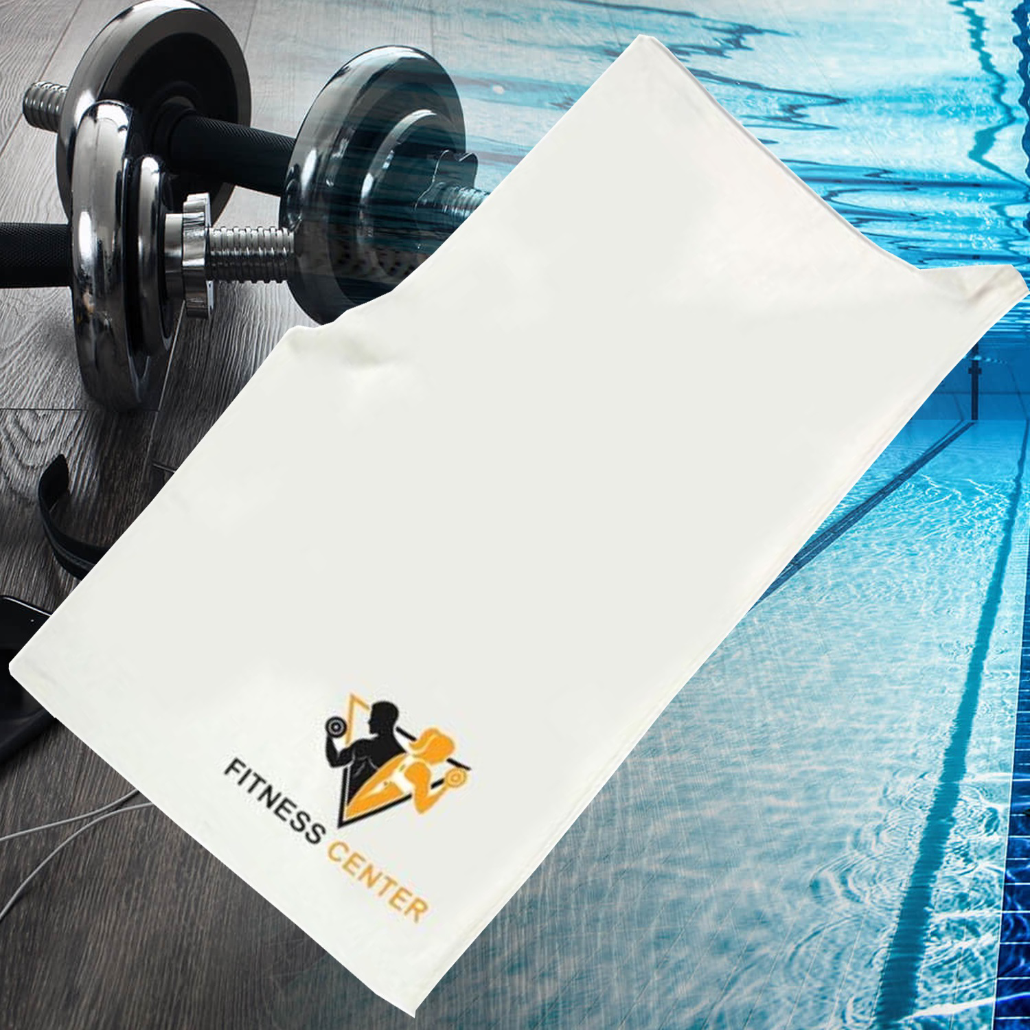 24" X 42" Velour Fitness Towel w/ Custom Imprint Beach Towel