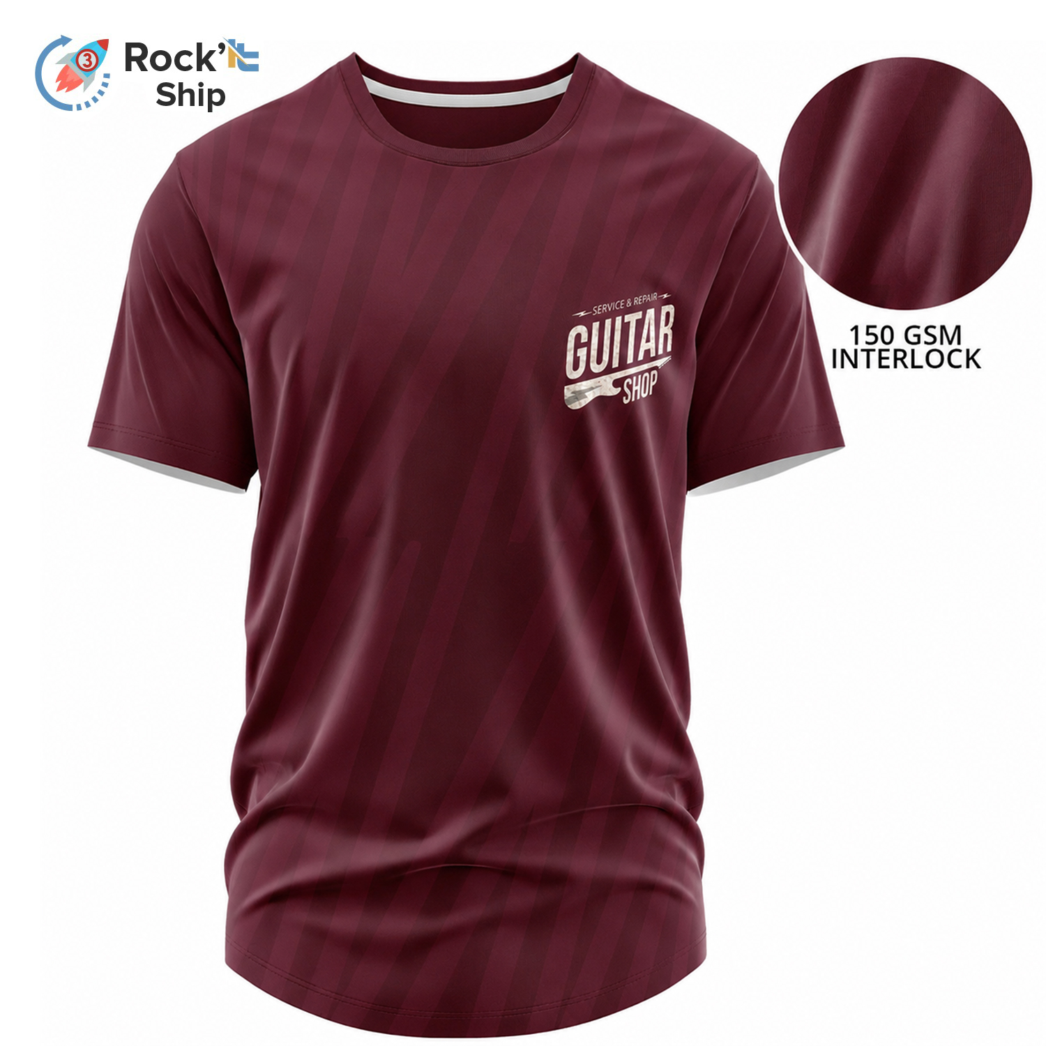 Rock'it 3-Day Unisex 150 GSM Poly Interlock Performance Short Sleeve Sublimation T-shirt