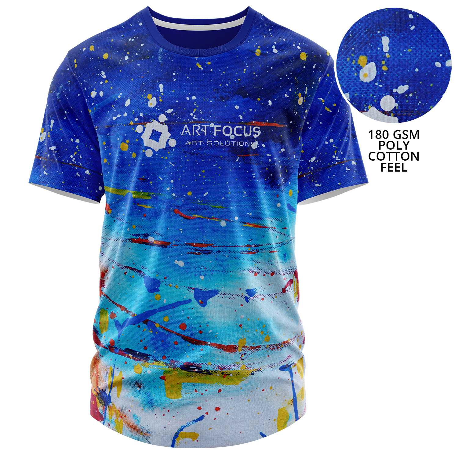 Youth 180 GSM Cotton Feel Sublimation Short Sleeve T-shirt