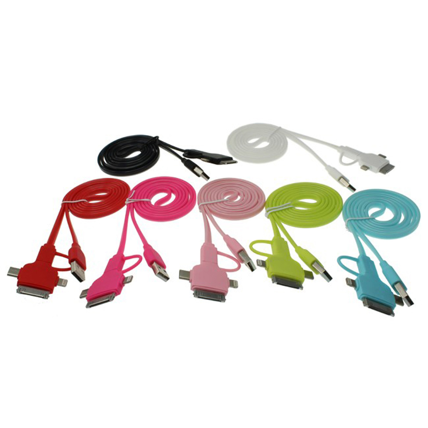 iPhone 4, 5, 6, 6S, Android and Type-C 4 in one cable