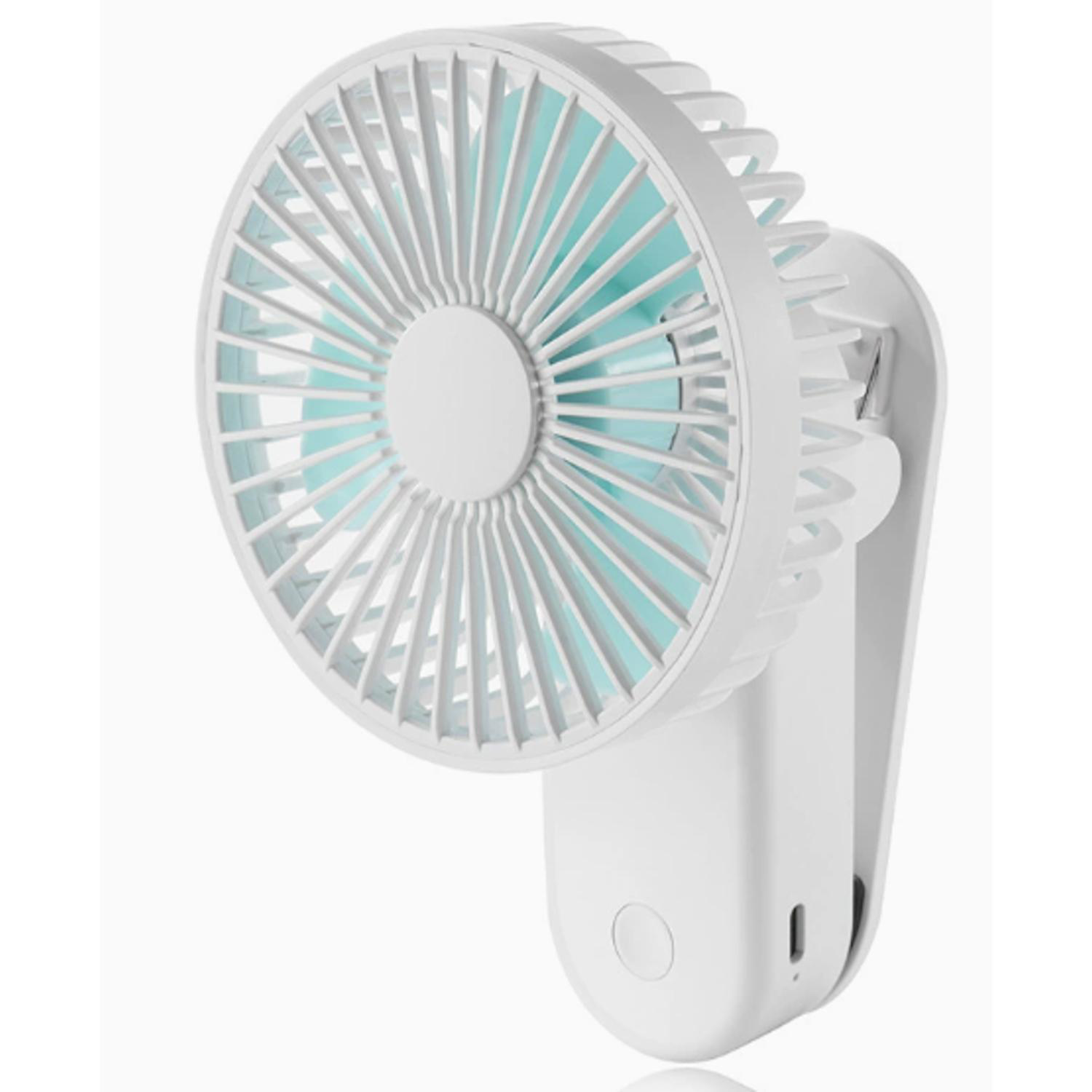 Clip‑On ABS Rechargeable Fan - 1200 mAh