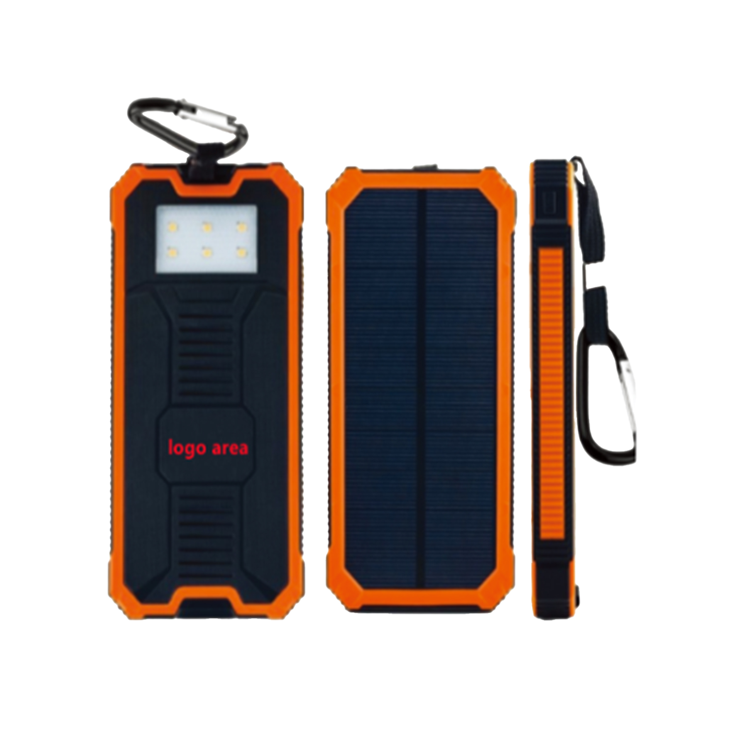 Waterproof Compass Solar Power Bank 10000mah