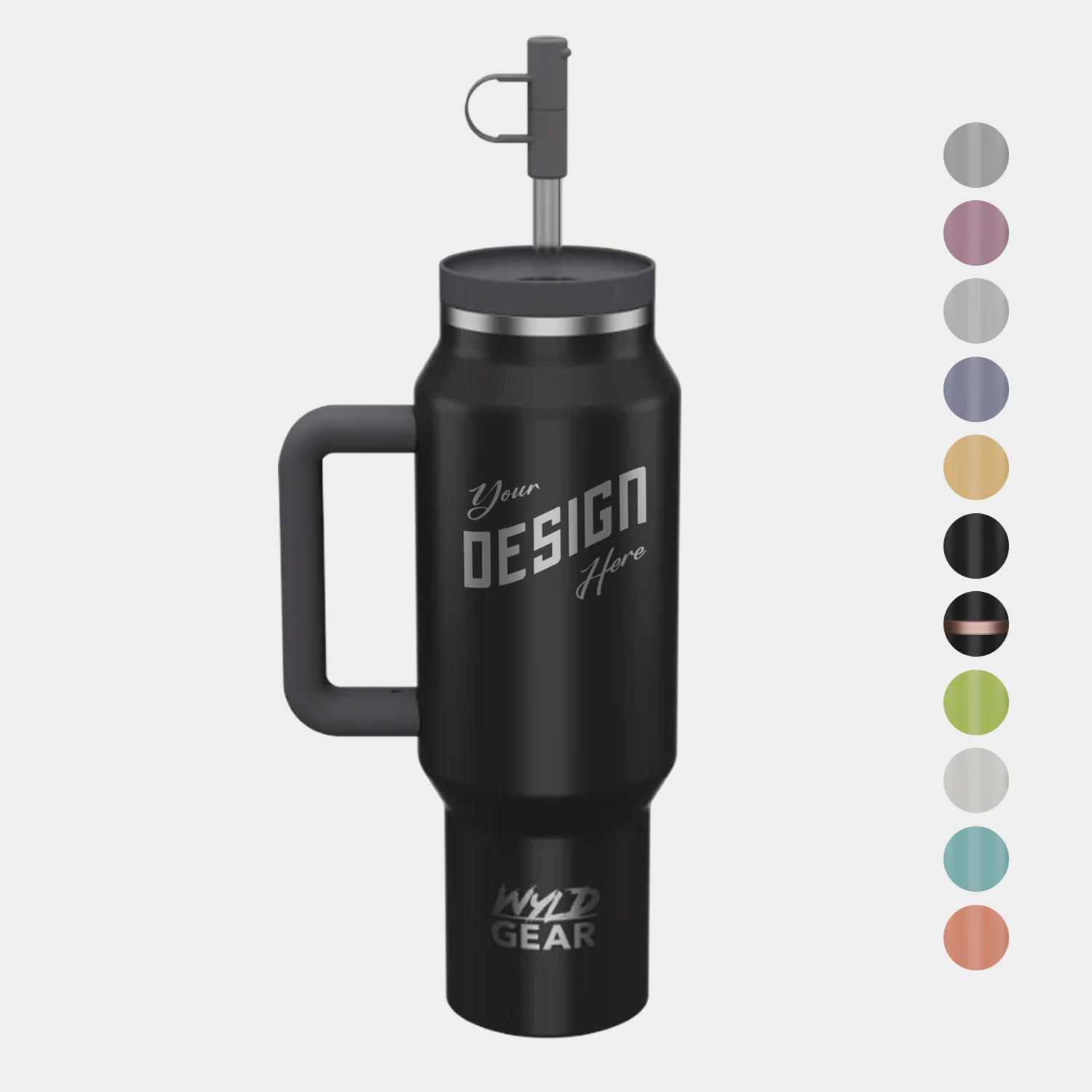 40 oz Wyld Gear® Stainless Steel Vacuum Insulated Syde Travel Tumbler