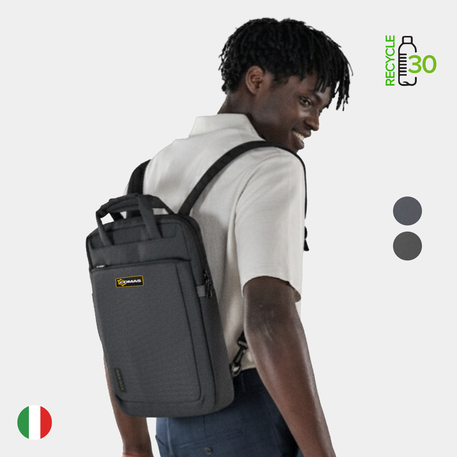 TUCANO® - Italy WORK OUT 4 Recycled Modern Business Slim Backpack Test
