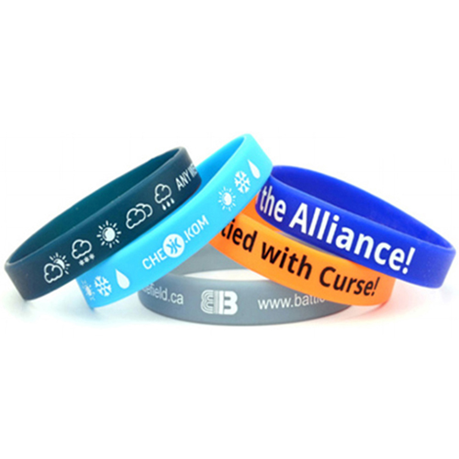 1/2" Printed Wristband