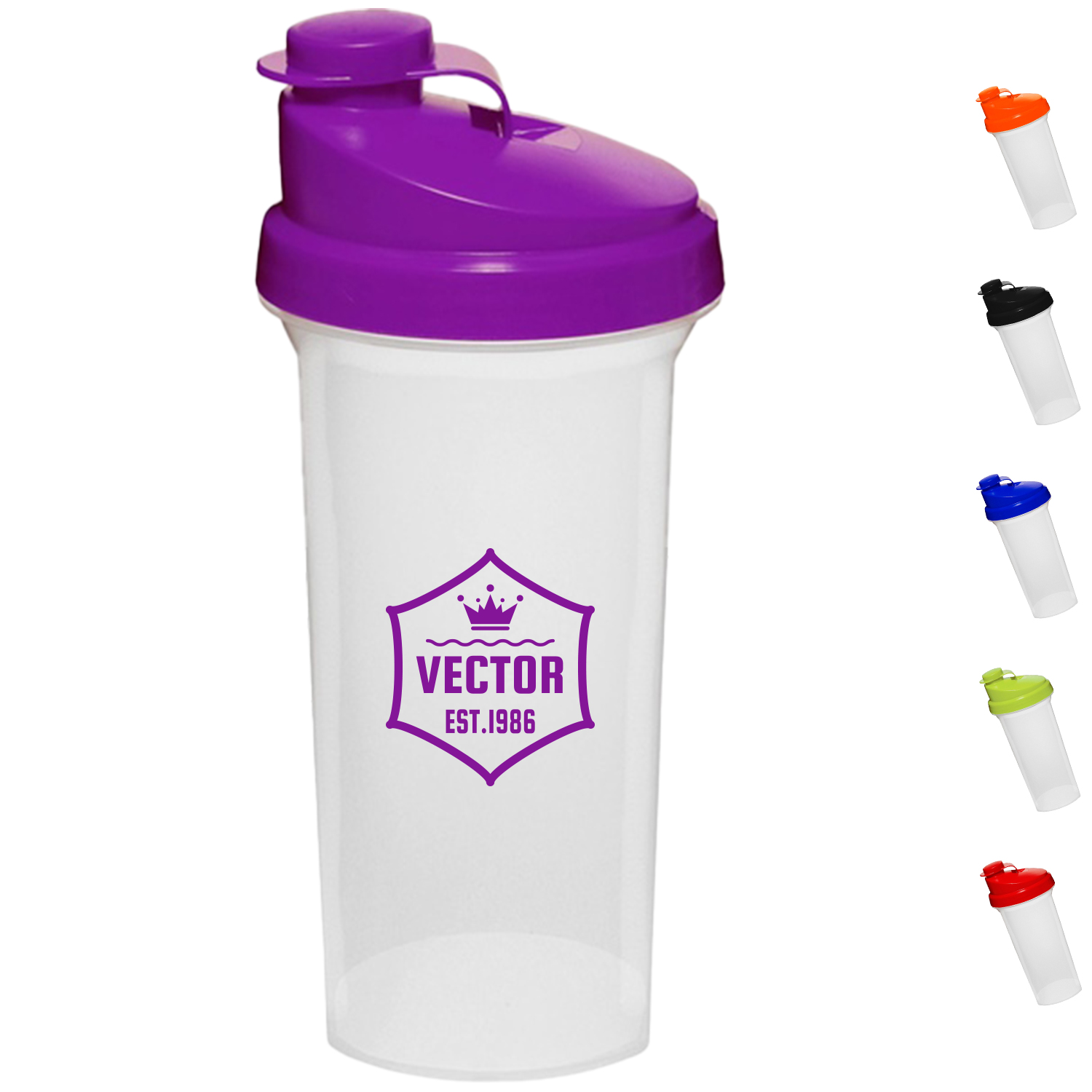 25 oz Sports Bottle w/ Custom Logo & Snap Lid Shaker Bottles