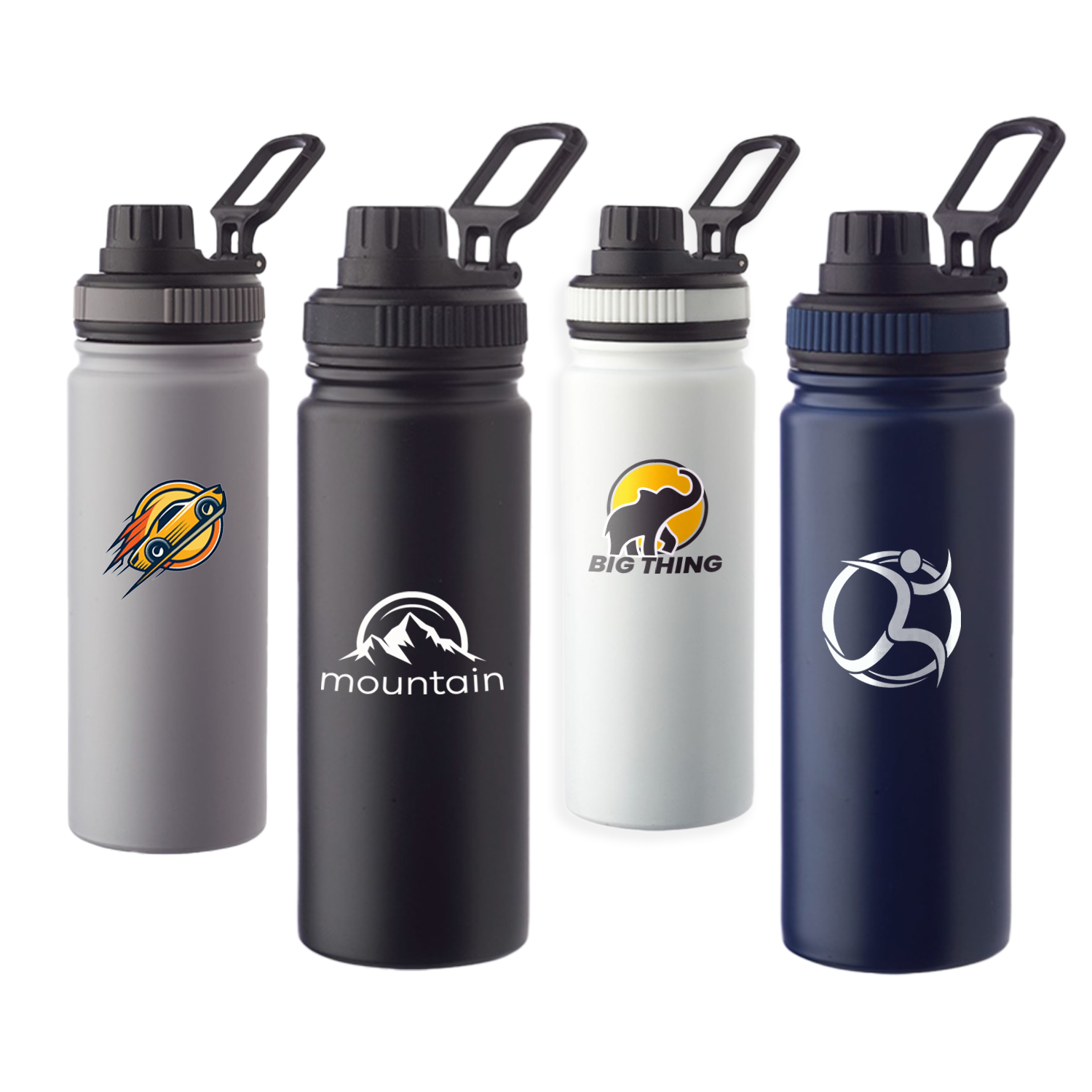 23 oz. Stainless Steel Water Bottle with Easy Carry Loop Handle