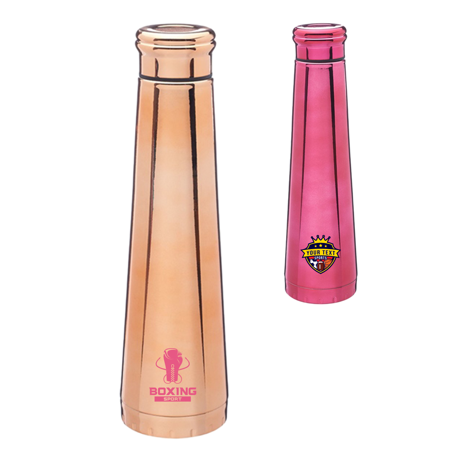 16 oz. Insulated Polished Stainless Steel Water Bottles