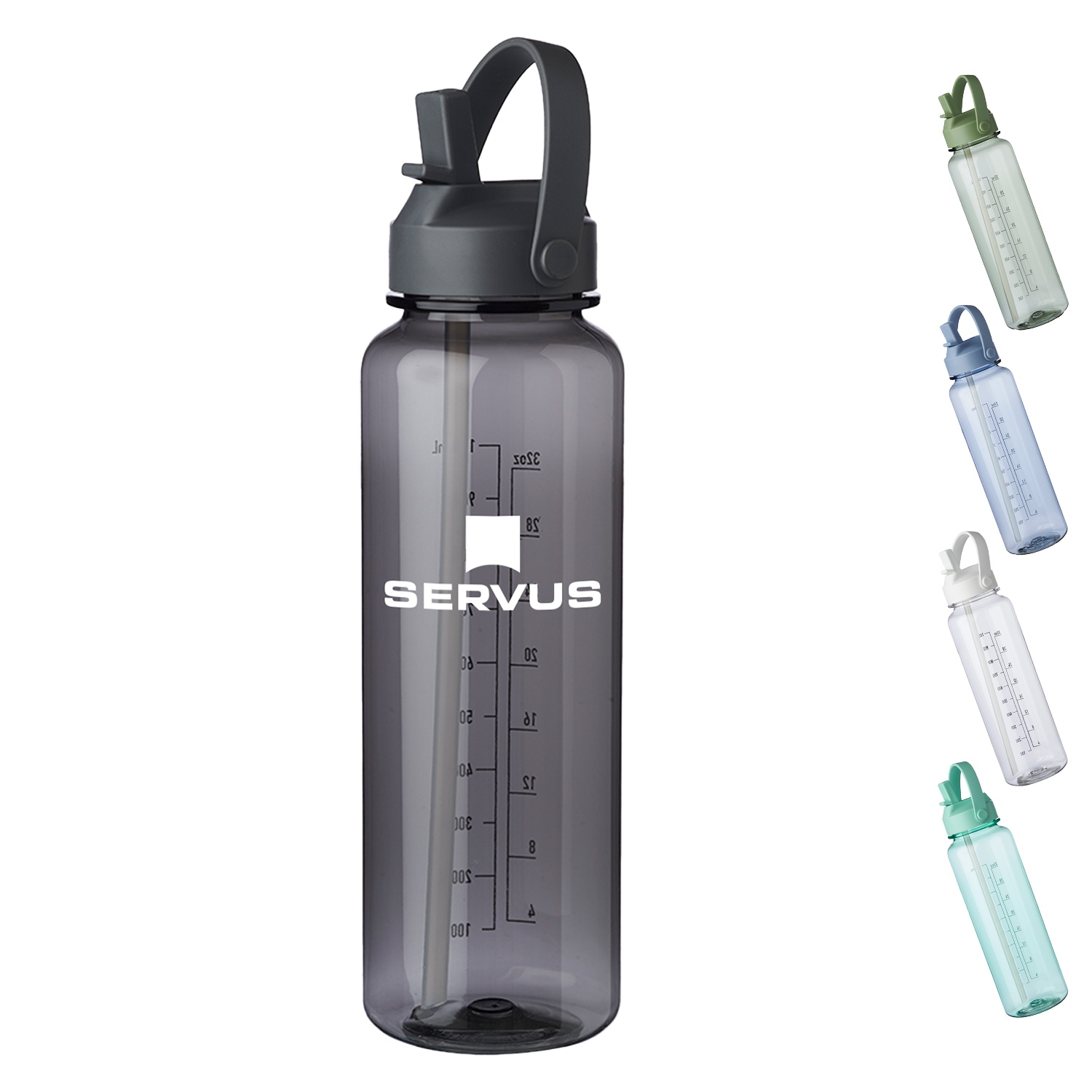 Water Bottle with Measurements, 40 oz.