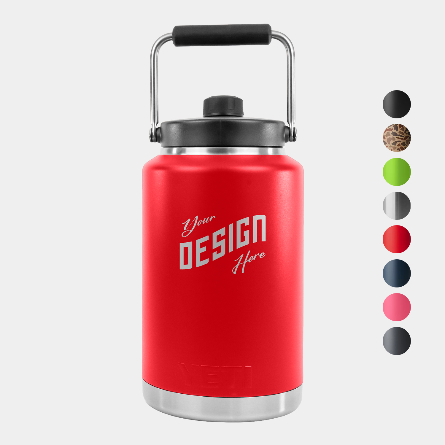 One Gallon YETI® Rambler Stainless Steel Insulated MagCap Water Jug