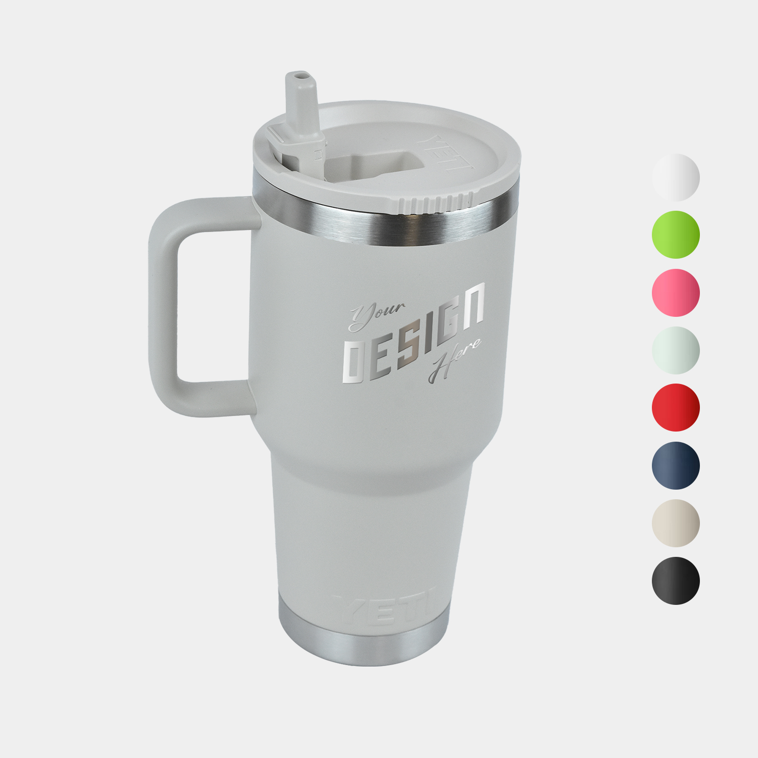 YETI® Rambler® Stainless Steel Insulated 20 oz Travel Straw Mug