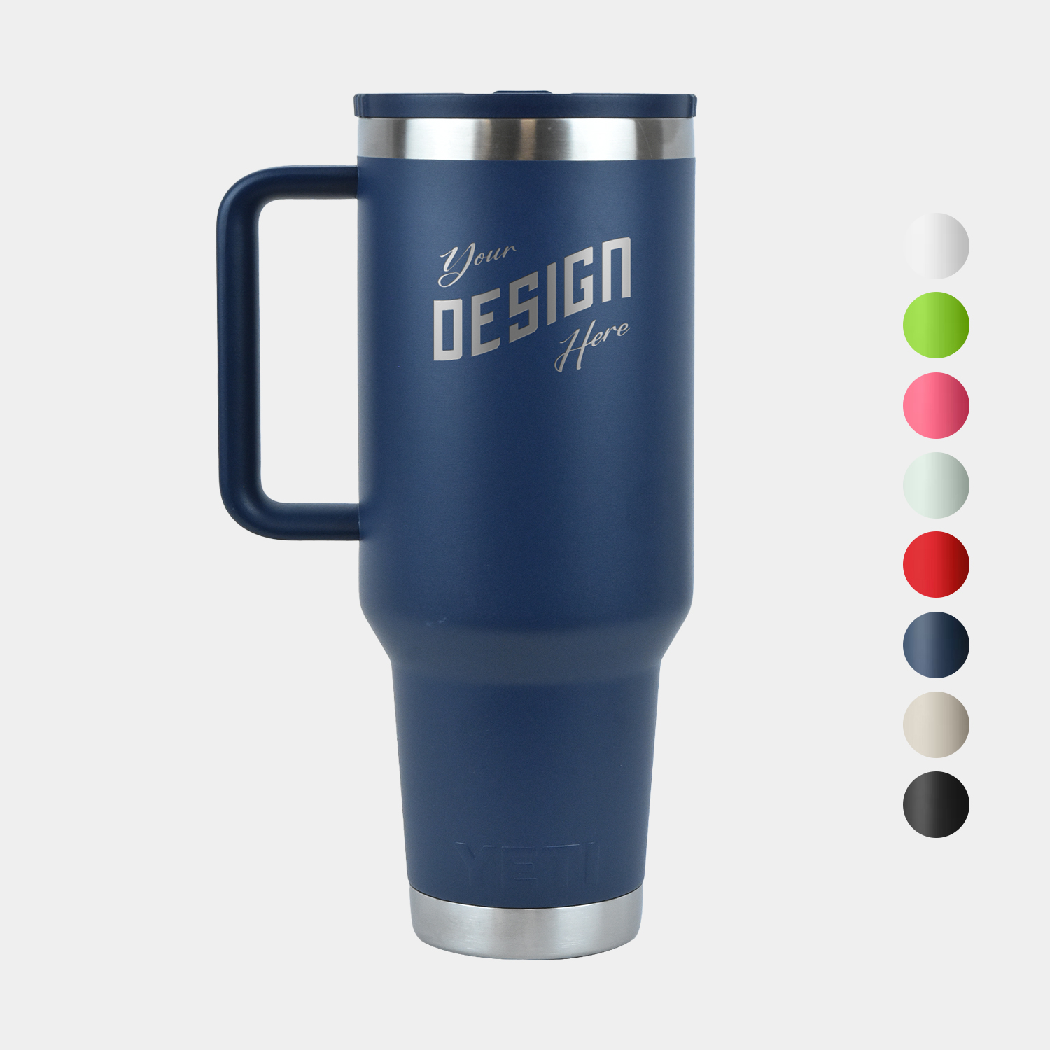 YETI® Rambler® Stainless Steel Insulated 40 oz Travel Straw Mug