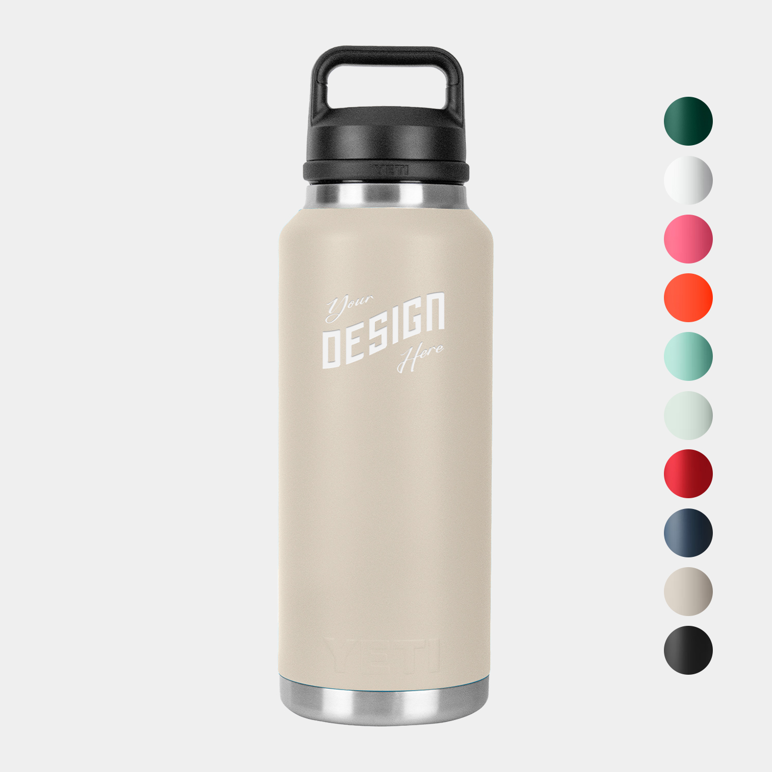46 Oz YETI® Rambler Stainless Steel Insulated Water Bottle w/ Chug Cap