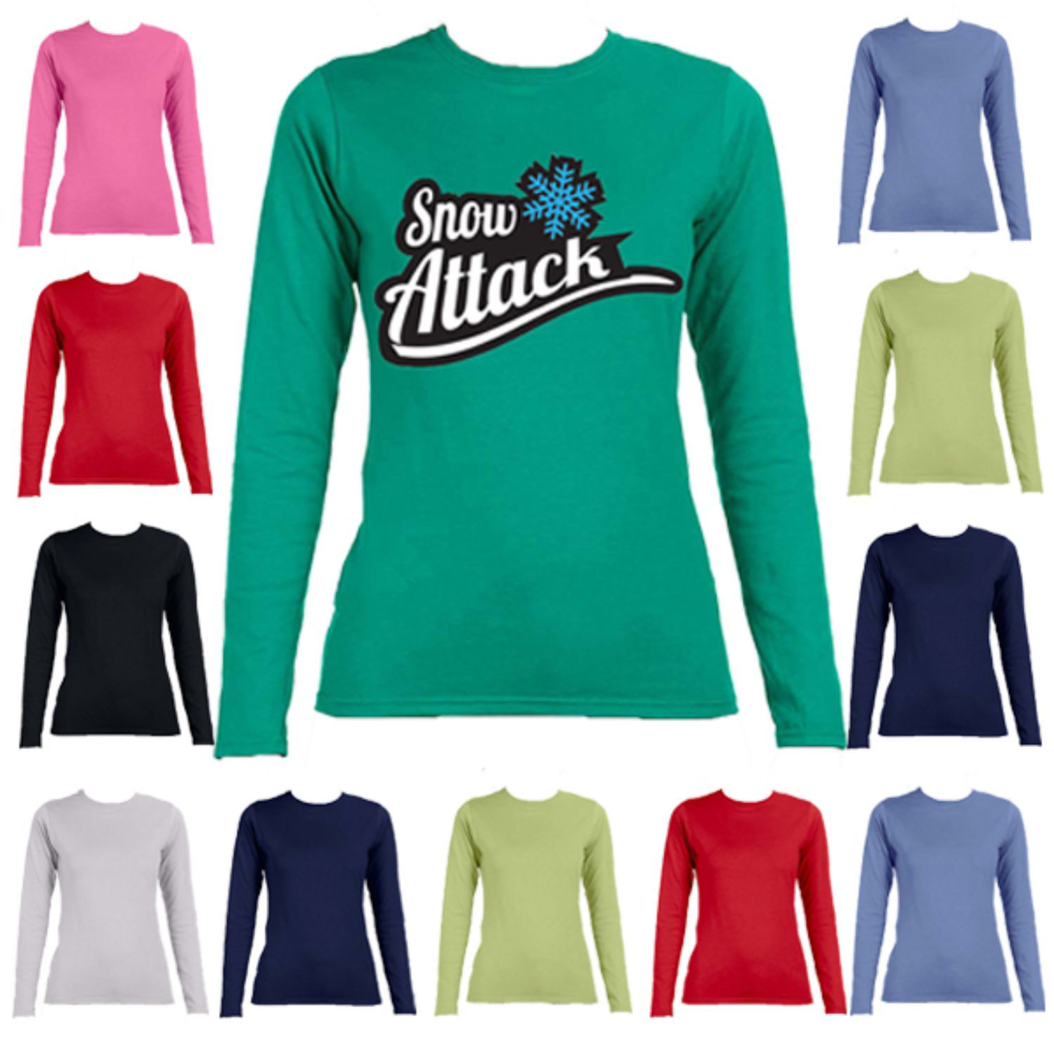 Youth Long Sleeve Winter Full Sleeve T-Shirt 4.5 oz Girls