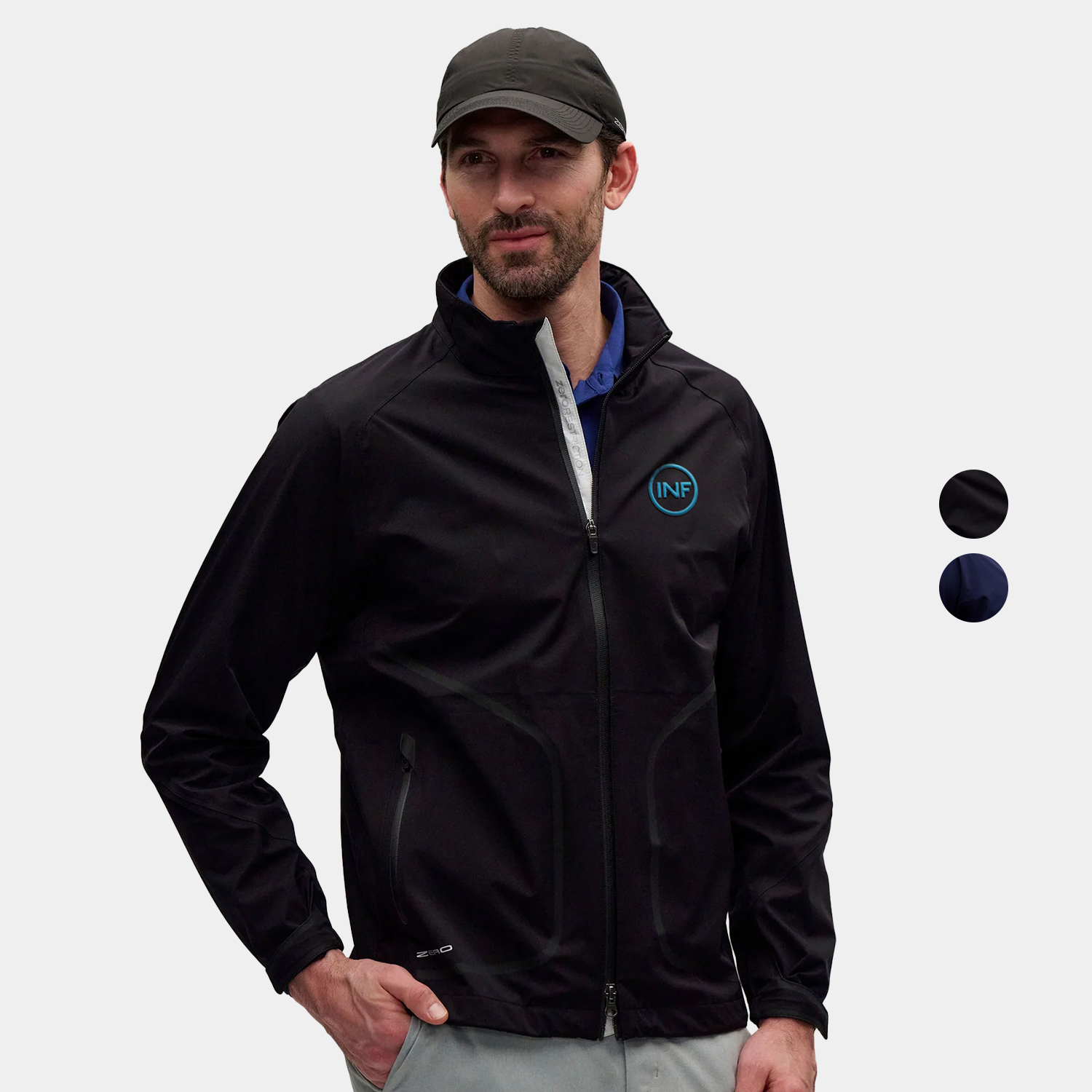 Zero Restriction® Z2000 Three-Layer Breathable Waterproof Rain Jacket