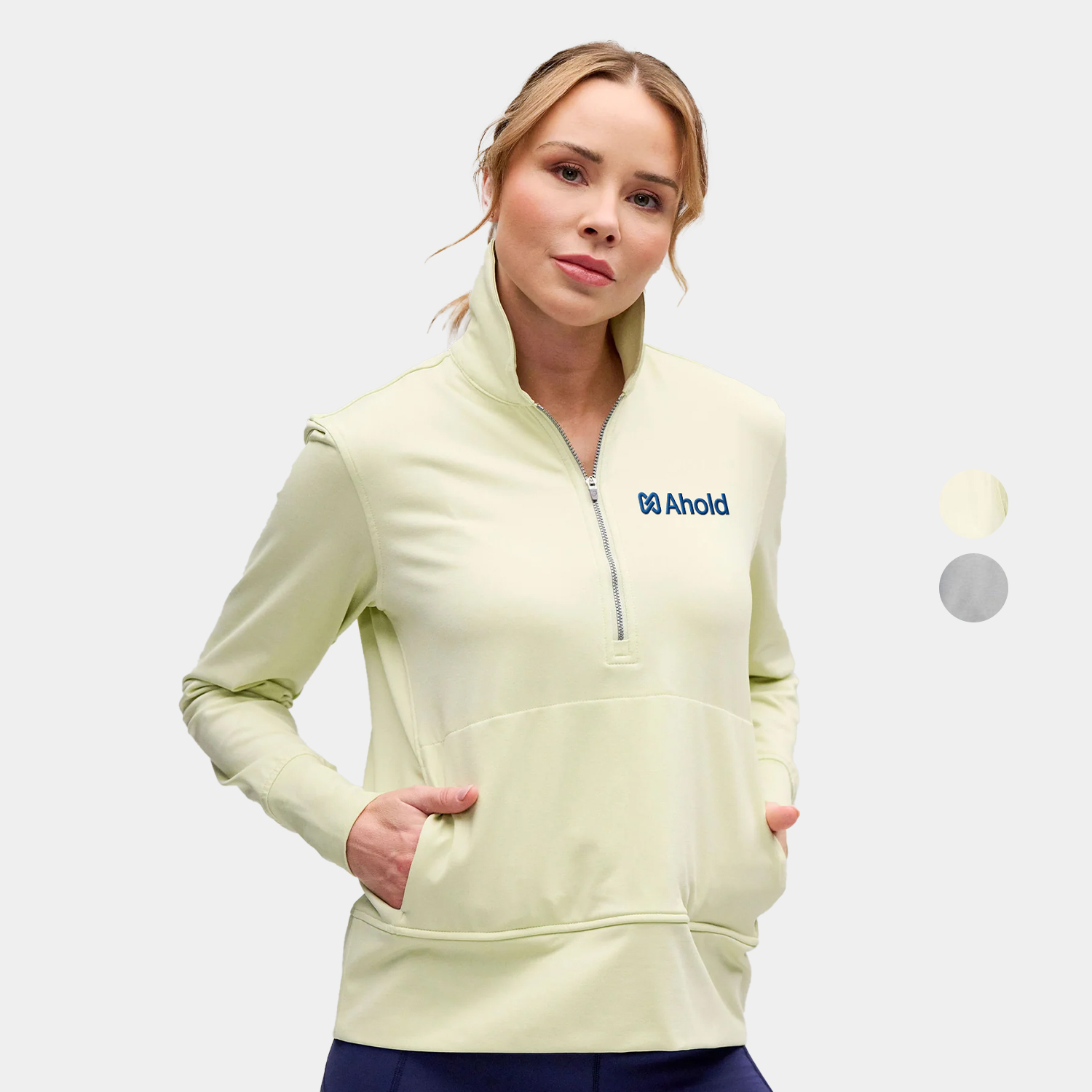 Zero Restriction® Jolie Vintage-Inspired UPF 50+ Rounded Collar Sweatshirt