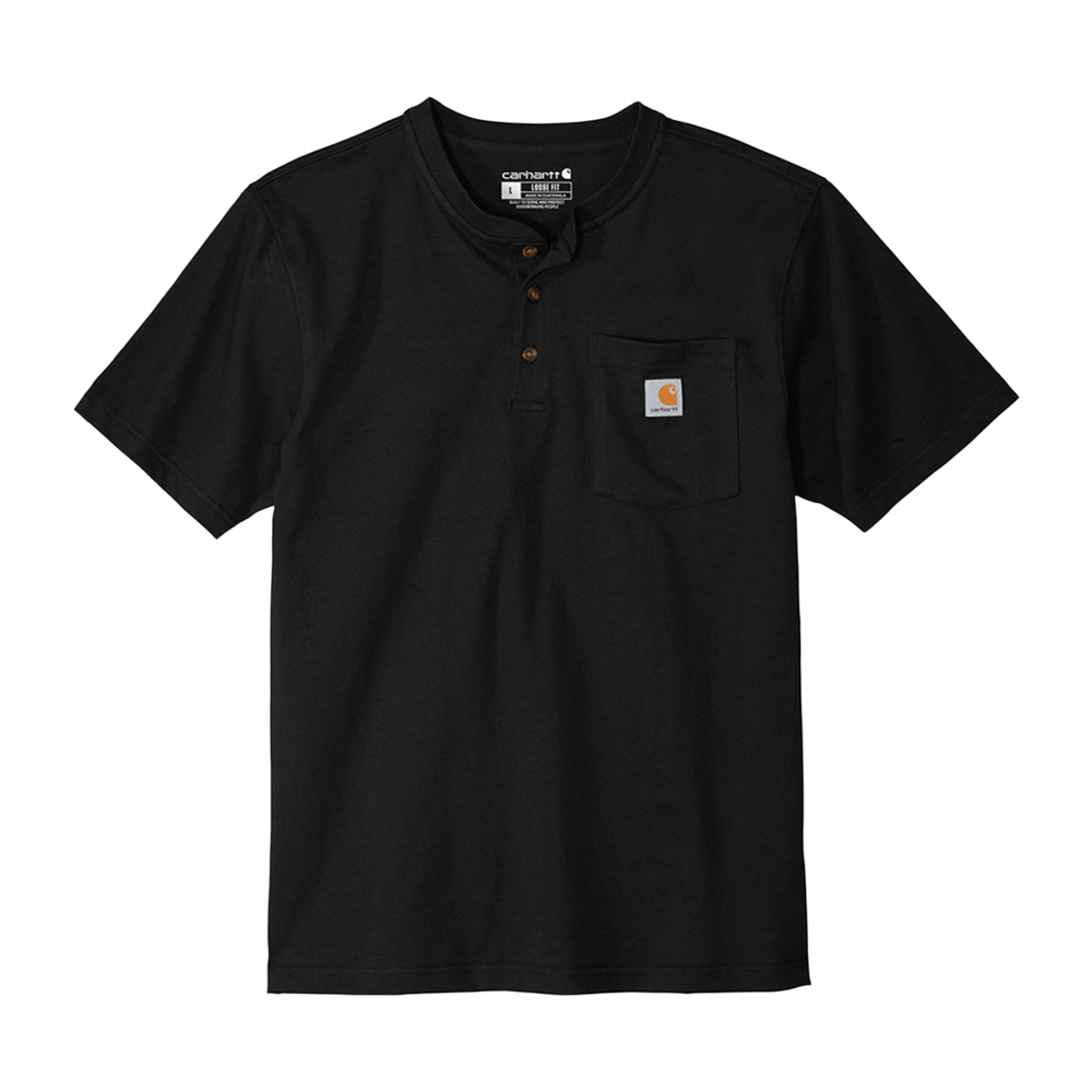 Carhartt Short Sleeve Henley Heavyweight T-Shirt