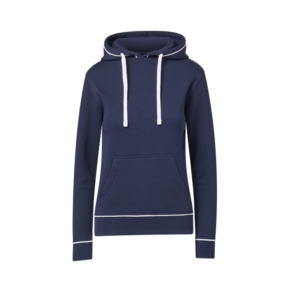Ivy Women’s Cloud Fleece Hoodie with White Piping