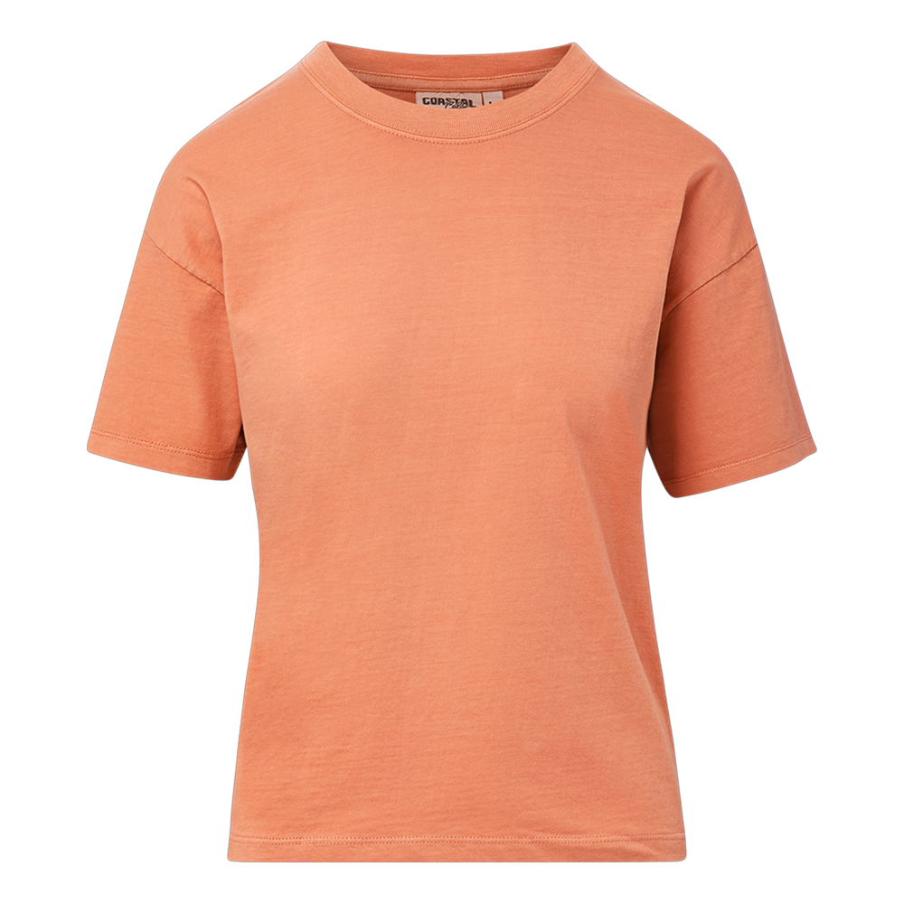 Coastal Color™ Cotton Jersey Boxy Fit Ladies Tee