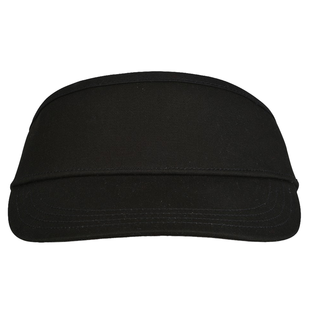 High Crown Cotton Twill Slide Buckle Visor