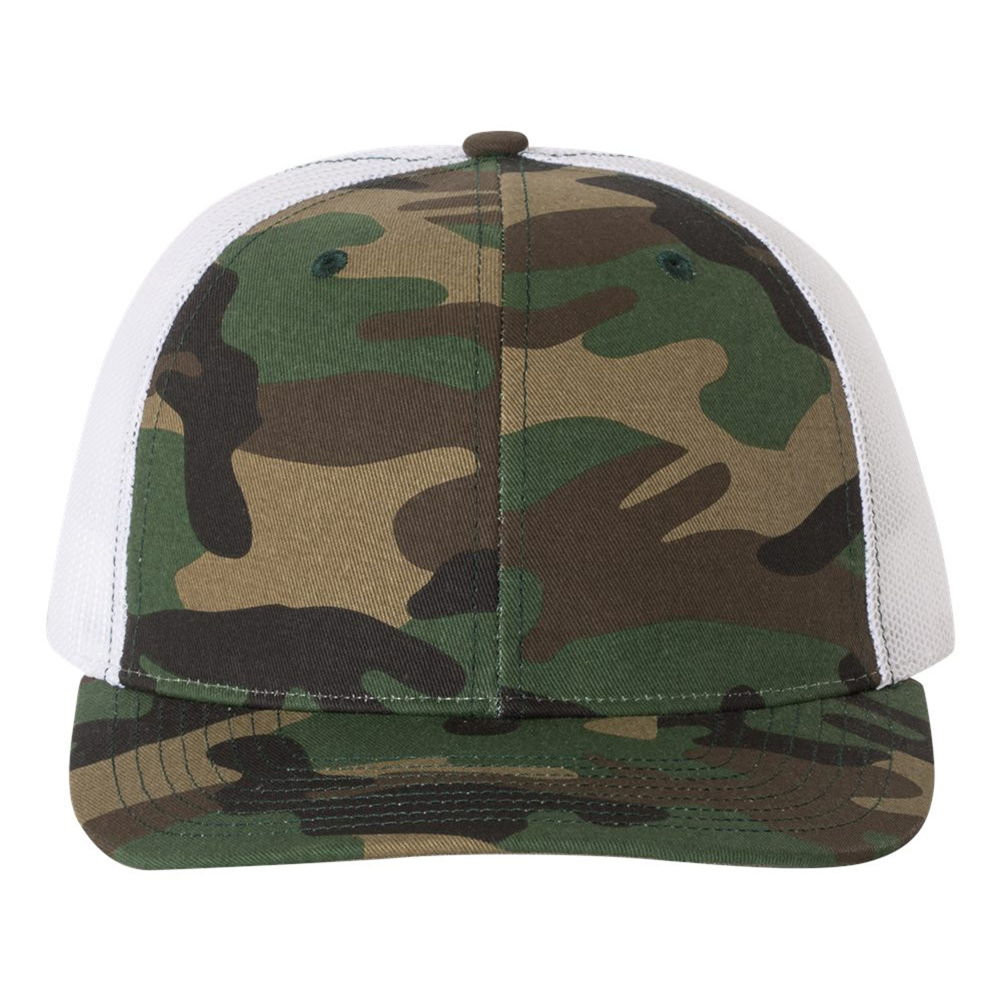 Printed Trucker Snapback Cap