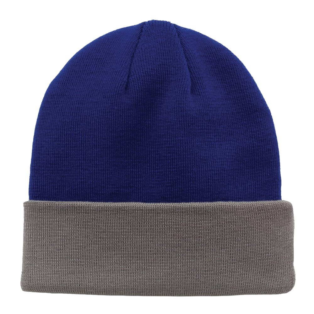 Contrast Interior 2 Tone Roll Up Beanie