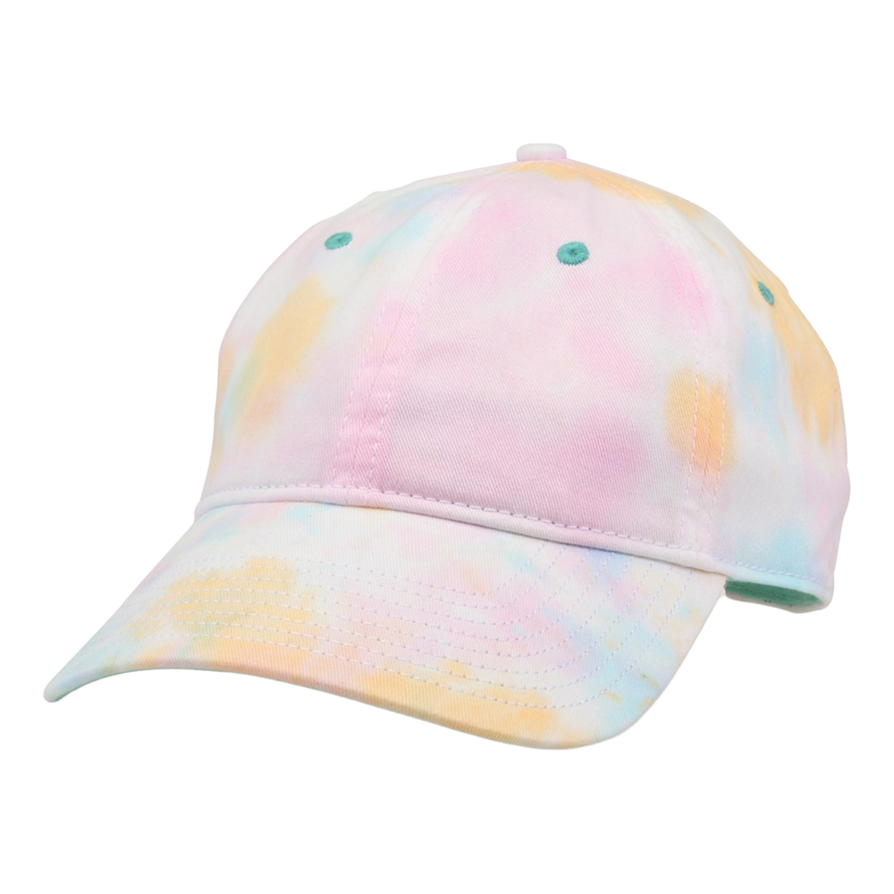 Relaxed Unstructured Tie Dye Twill Cap