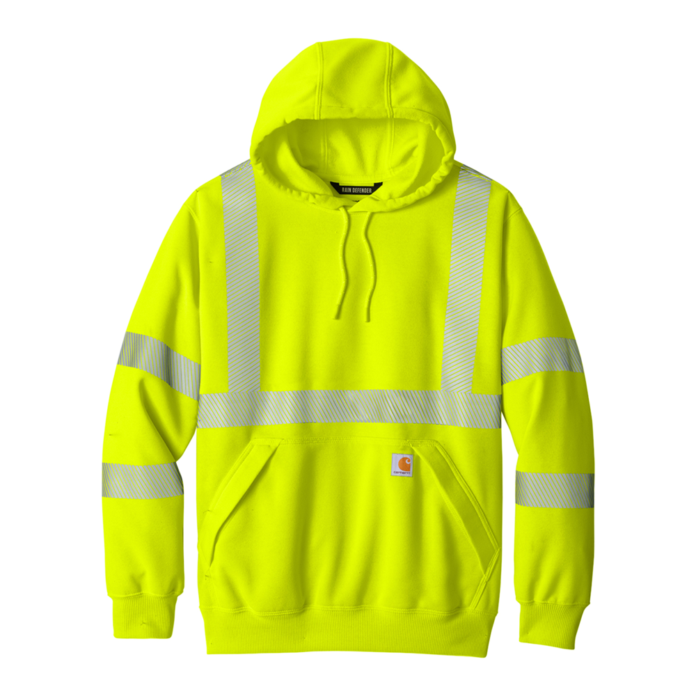 Carhartt ANSI Class 3 High-Visibility Hooded Sweatshirt