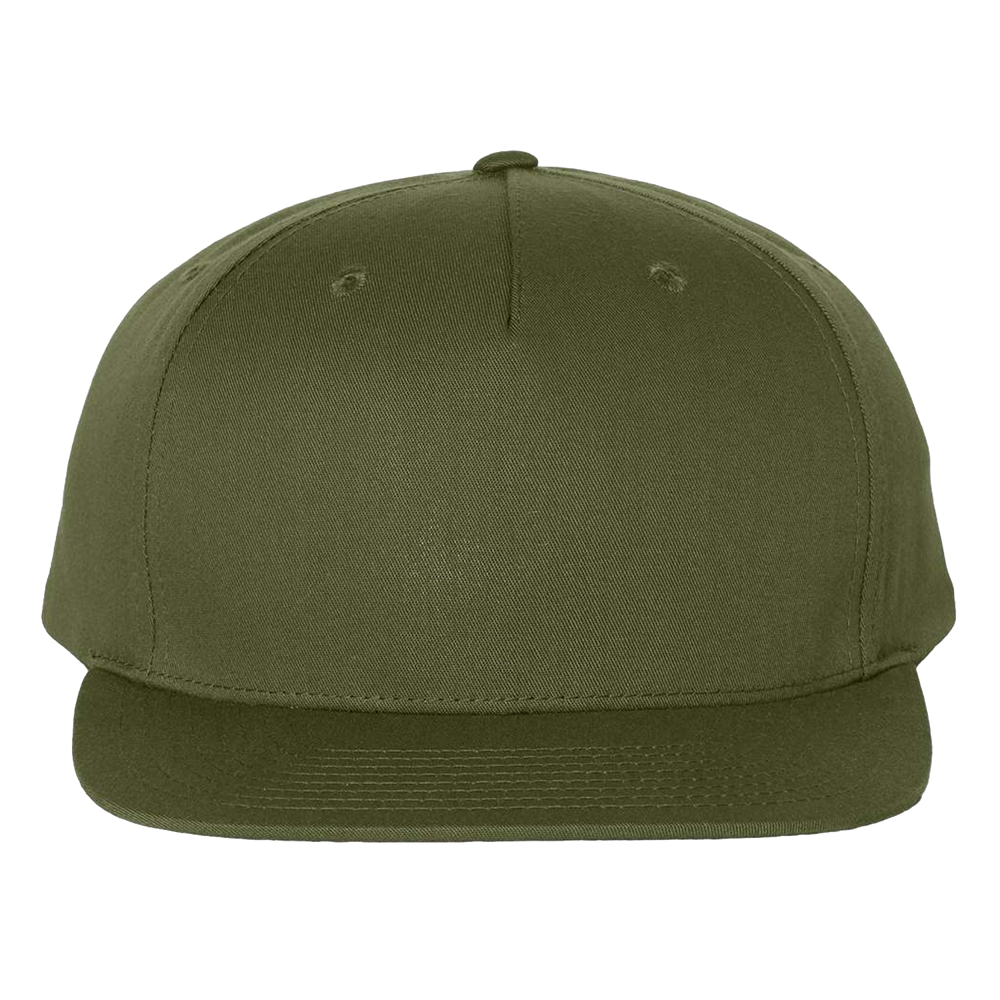 Pinch Front Structured Snapback Trucker Cap