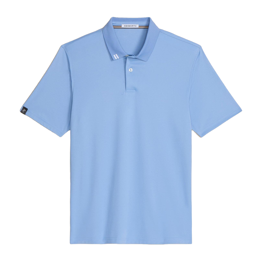 Ashworth® Golf 2Bar Solid Polo