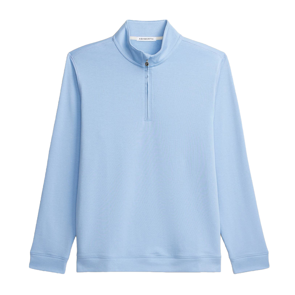 Ashworth® Terry Twillback 1/4 Zip Pullover