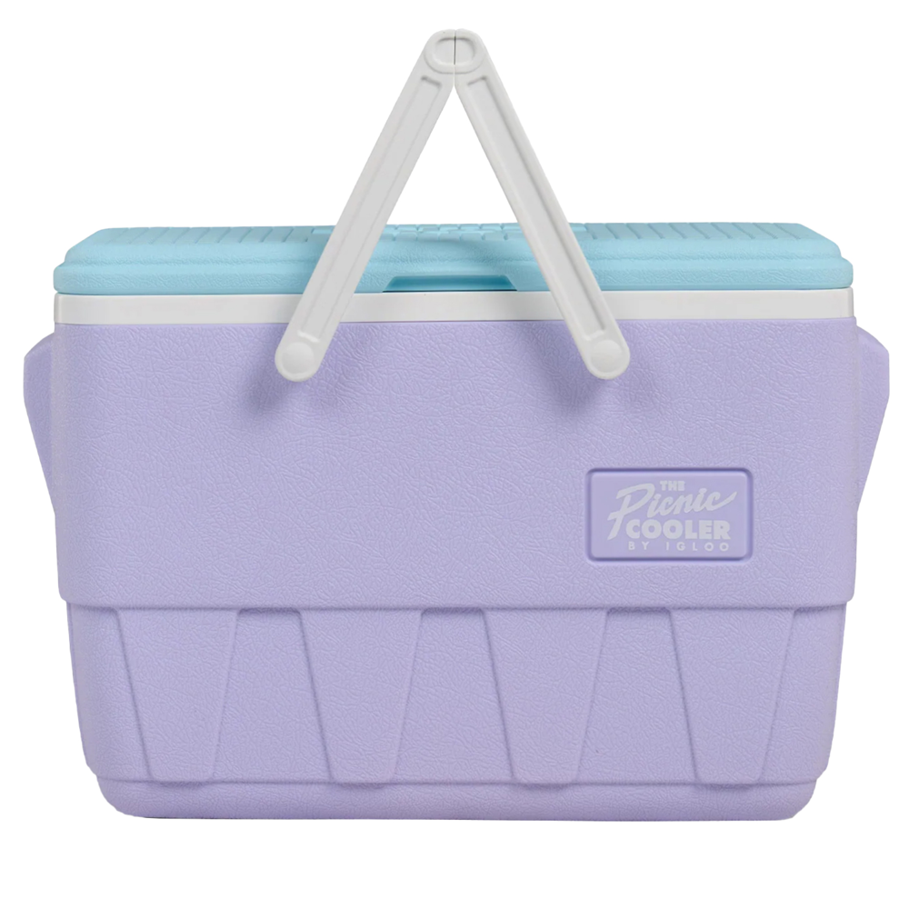 USA Made IGLOO Retro Vintage Picnic Basket 25 Qt Cooler