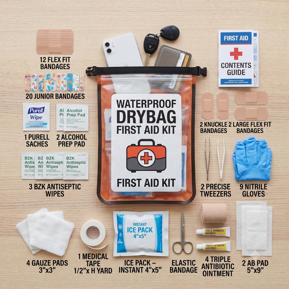 Waterproof Dry Bag First Aid Kit