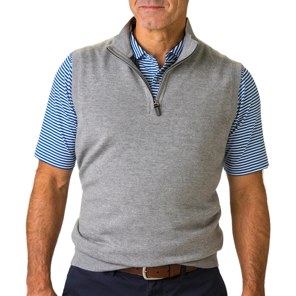 Fairway & Greene® Baruffa Merino Quarter Zip Windvest