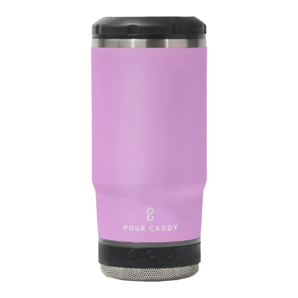 Pour Caddy® Vibe Chill & Brew 14 oz Insulated Tumbler with Bluetooth Speaker