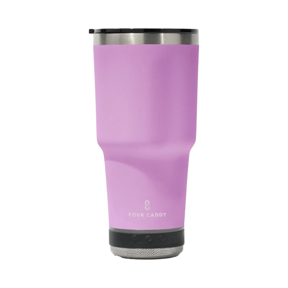 Pour Caddy® Vibe 28 oz Insulated Tumbler with Bluetooth Speaker