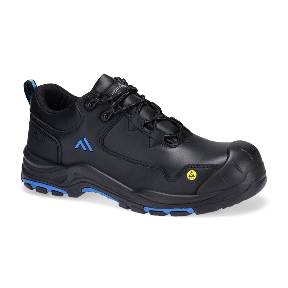 PORTWEST® Composite Action Leather Low Shoe S3S ESD HRO SR SC FO
