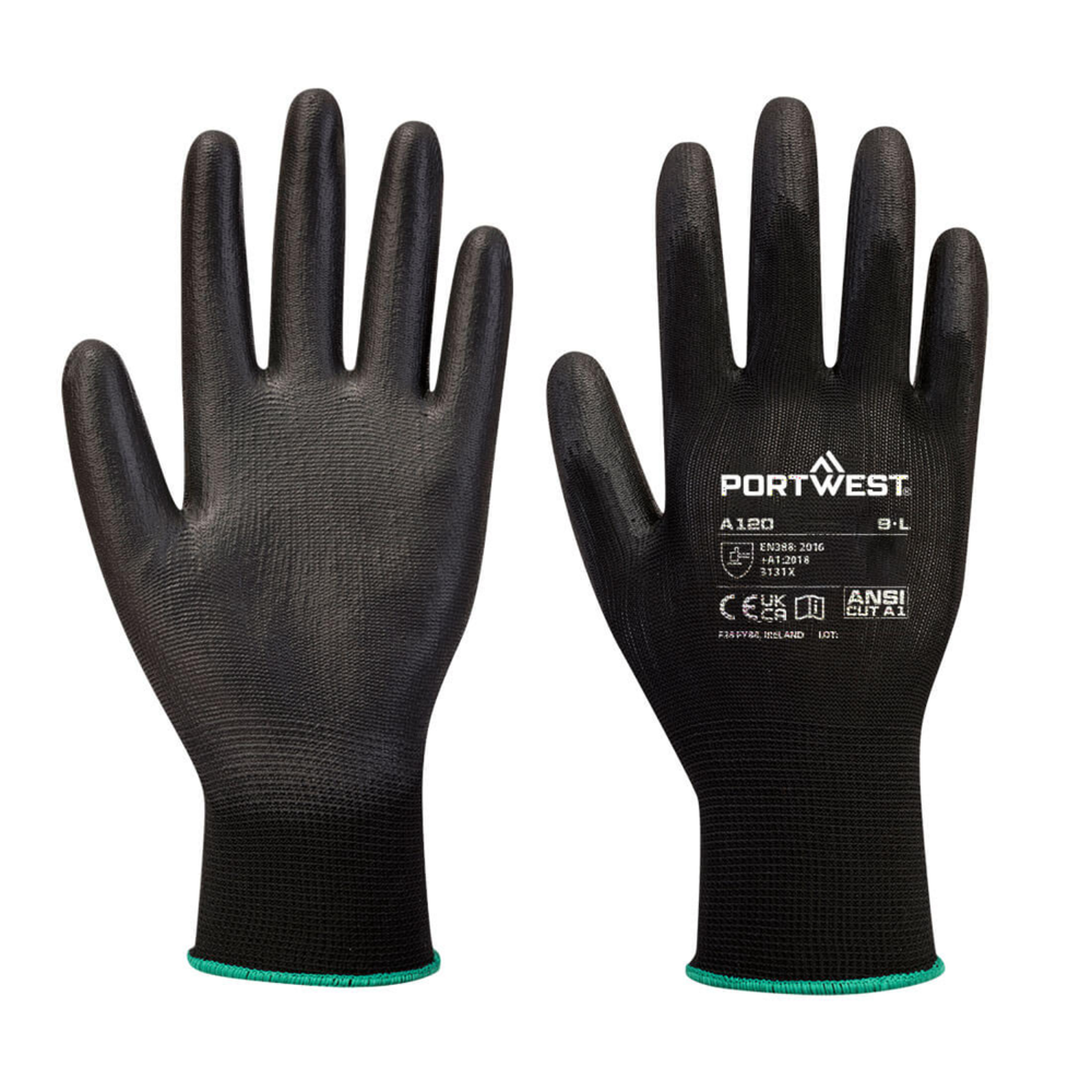 PORTWEST® Grip 13 PU Palm Glove w/ Abrasion Resistance