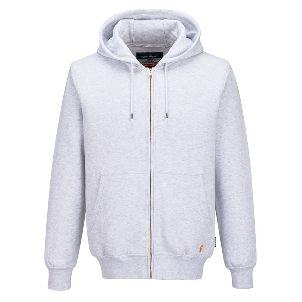 PORTWEST® Bizflame Knit Hooded Zipper-Front FR Sweatshirt w/ Electric ARC Protection