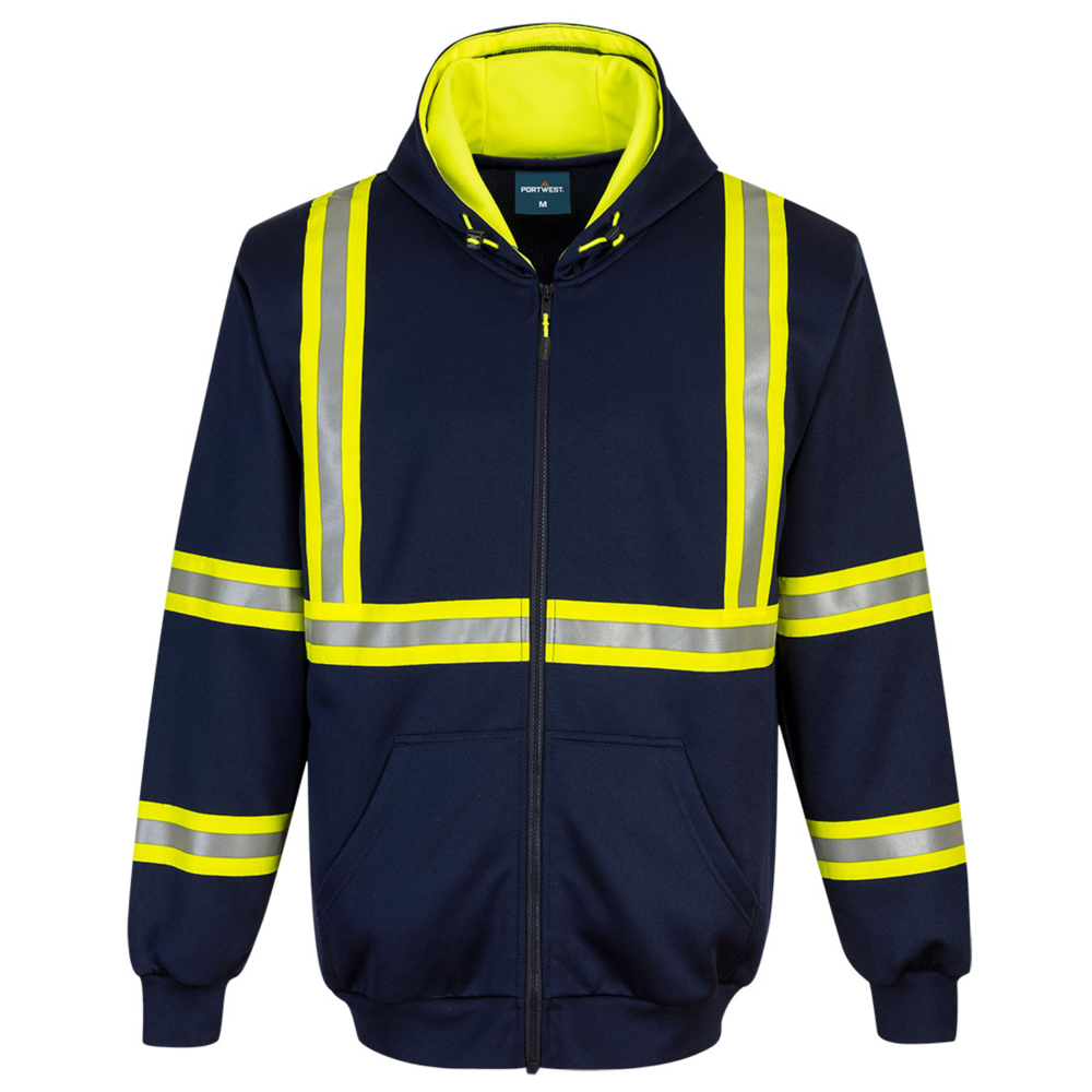 PORTWEST® Iona Xtra Enhanced Zipped Hoodie w/ UPF 40+ Protection