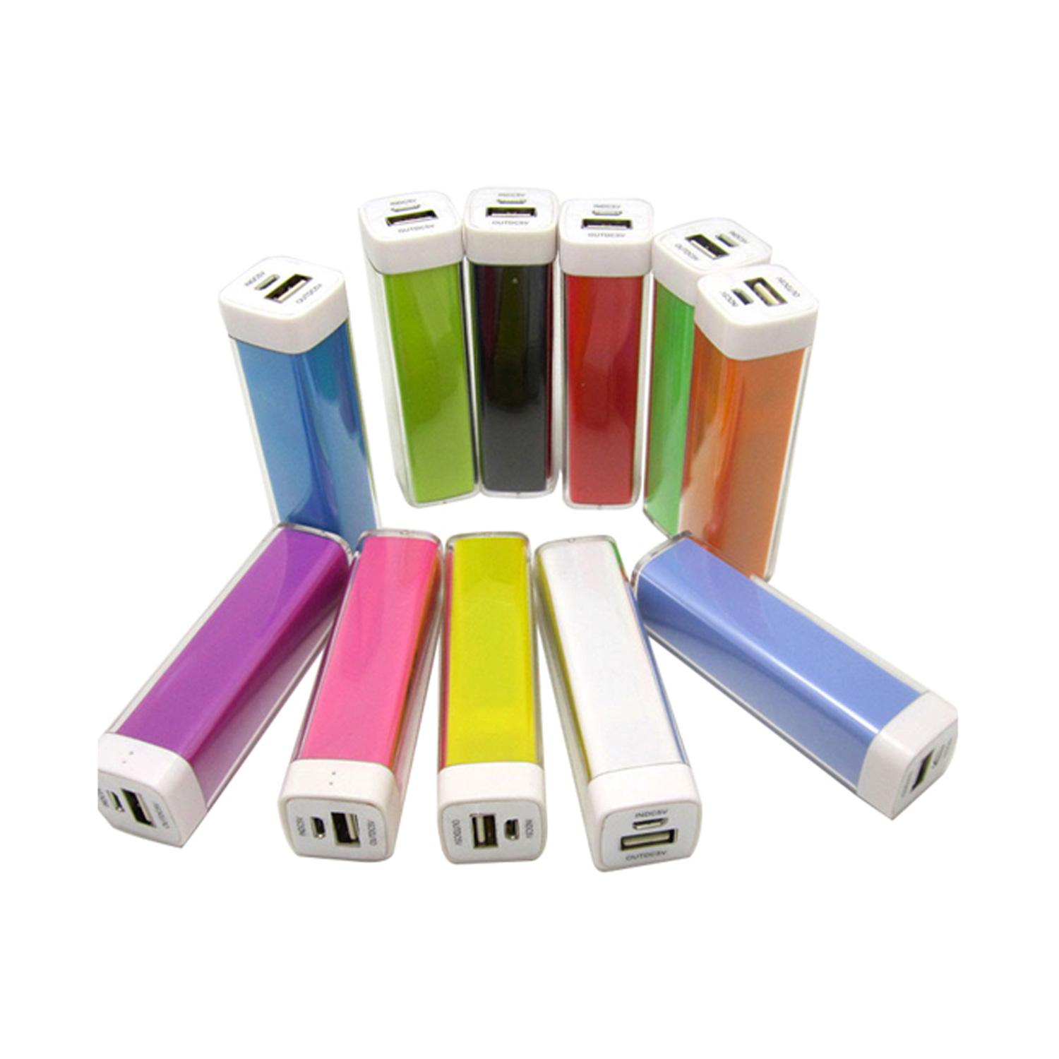 Acrylic Galaxie USA Decorated Power Bank with Cable