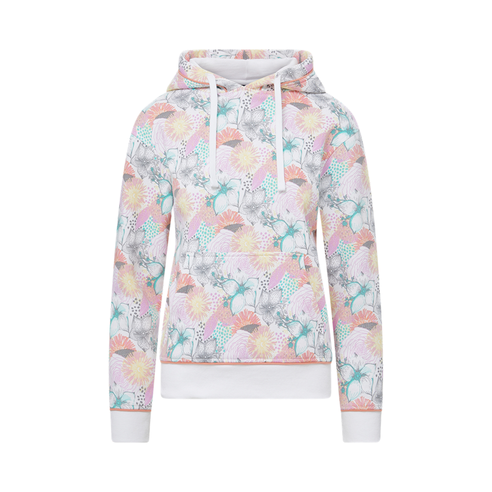Mood & Vibe™ Women’s Allover Print Fleece Cotton-Poly Hoodie