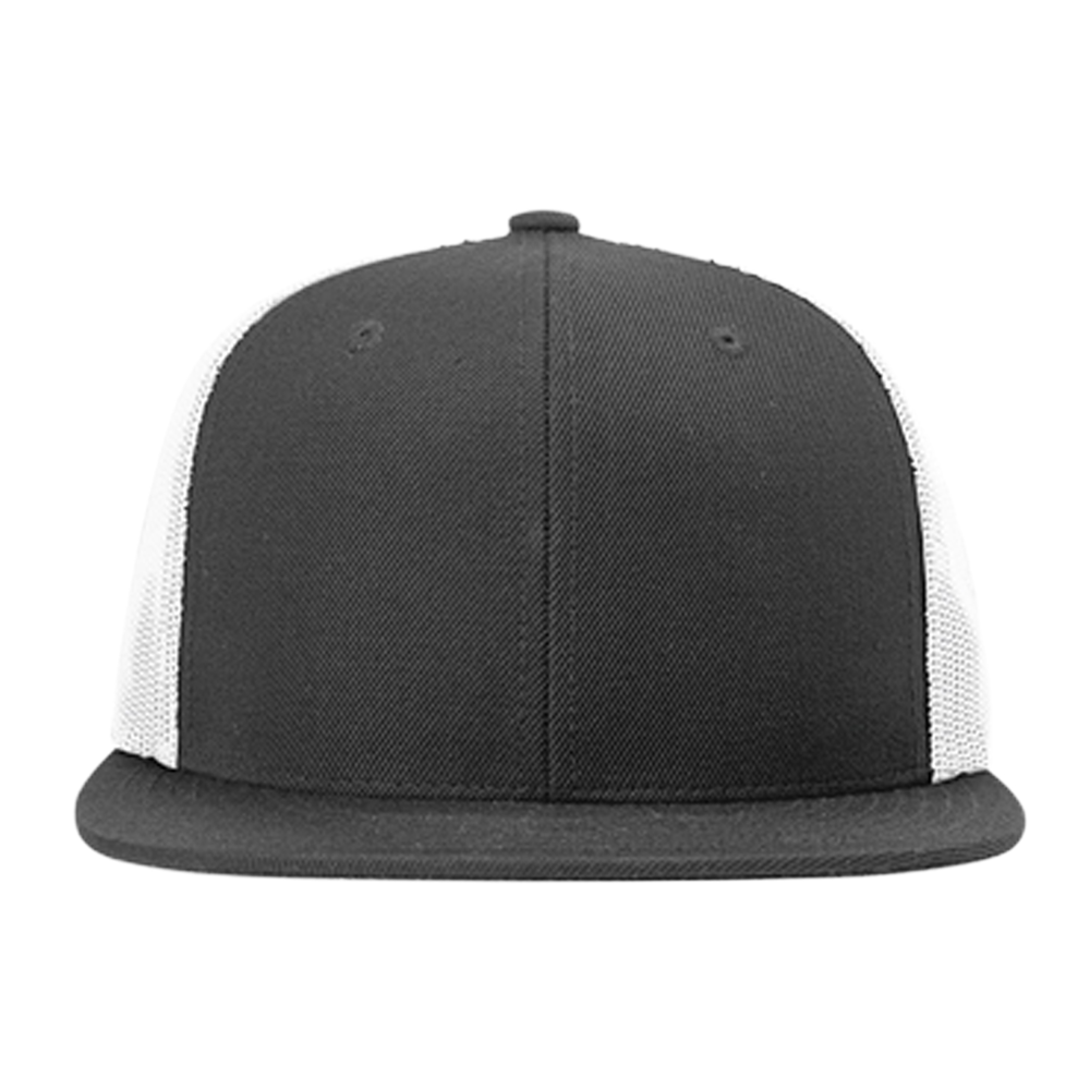 Richardson Acrylic-Wool Blend Flat Bill Trucker Cap
