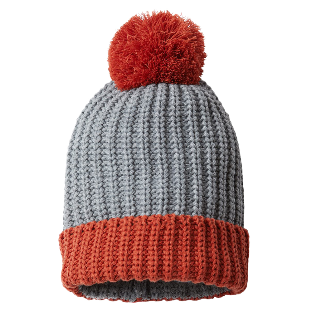 Chunky Cable Knit Pom Beanie