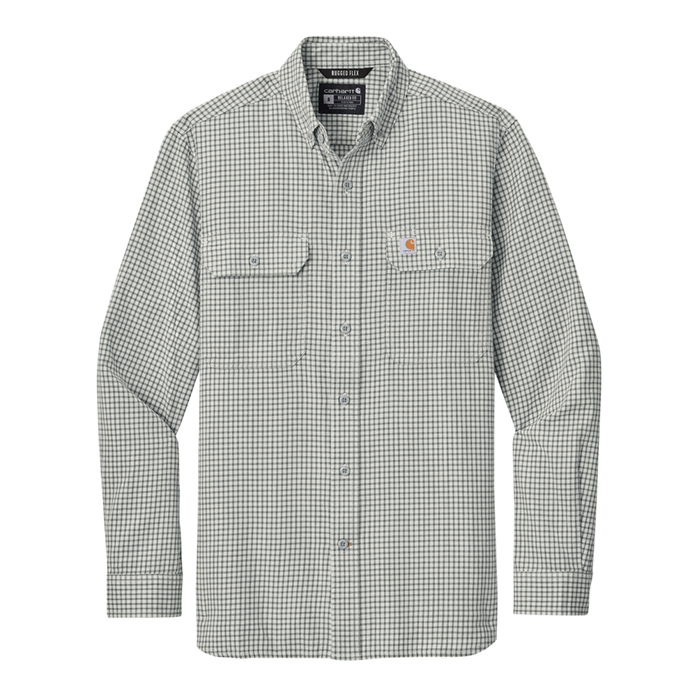Carhartt Rugged Flex Plaid Long Sleeve Work Shirt